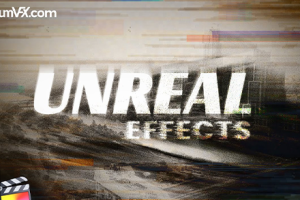 FCPX中文插件-50组梦幻万花筒镜像拉伸变形模糊视觉特效 Unreal Effects