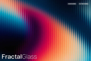 图片素材-40款炫彩渐变长虹玻璃高清图背景素材
