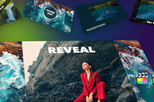 FCPX插件-关键镜头画面突出标题转场视觉效果工具包 Reckon Reveal