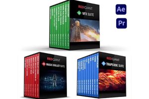 AE/PR插件-红巨人系列插件合集|Red Giant 2025.5.0 中文版/英文版 (含:Trapcode Suite/Magic Bullet Suite/VFX Suite)