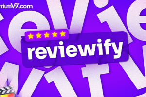 FCPX中文插件-30种用户体验评级产品评测打分文字评价评分小弹窗动画 Reviewify