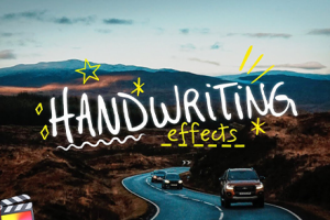 FCPX中文插件–65组生活旅行Vlog手绘线条图形动画 Handwriting Effects