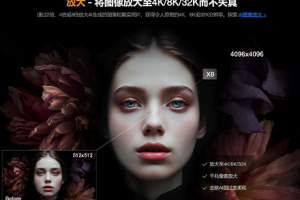 软件- AI人工智能放大降噪一键修图 Aiarty Image Enhancer3.7 中文版细节修复画质增强无损放大   hqwy