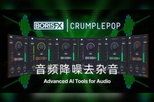 软件-音频降噪去杂音回响修复增强AU/PR/达芬奇/VST3插件 CrumplePop Pro 2025.5.3