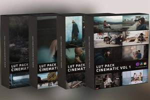 LUT预设-4套65种DJI.索尼.佳能.松下.Lumix等电影后期调色LUT预设合集 combo-lut-cinematic-pack