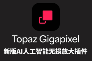 软件-AI人工智能图片无损放大 Topaz Gigapixel Pro v1.1.2 中文汉化版 +模型   hqwy