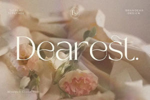 字体-时尚优雅的衬线英文字体-Dearest