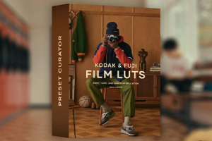 富士3513柯达2383胶片仿真LUT预设和达芬奇节点PowerGrades预设 Preset_Curator_Filmy_Emulation_LUTs_and_PowerGrades