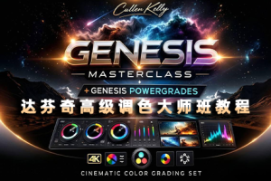 达芬奇教程-达芬奇高级调色大师班教程+达芬奇节点完整合集-中英字幕 Cullen_Kelly_GENESIS_Masterclass