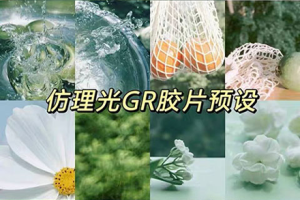 PS/LR/LUT预设-理光GR胶片LR和PS预设