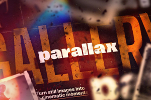 FCPX中文插件–30种复古怀旧美学视差运动画廊图文展示动画  Parallax Gallery
