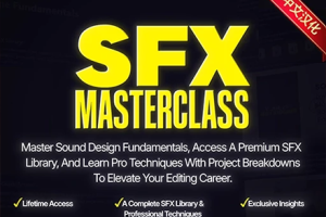 音效-视频剪辑常用转场音效素材包 Gumroad – Mango’s SFX Masterclass （动漫/游戏/爆破/快门/呼啸声/打字机键盘敲击/收银机）