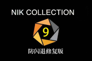 PS插件-Nik Collection 9.0.0.11 闪退修复版无需联网 WIN中文版 胶片调色降噪锐化 hqwy