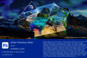软件- Photoshop 2026 Beta 27.11m.3632 免安装版WINX64支持移除功能