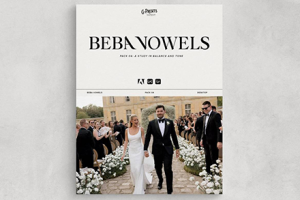 PS/LR预设-干净极简高端婚礼人像调色Lightroom预设 Beba Vowels Pack 04