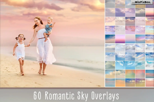 图片素材-60组高清浪漫梦幻 唯美天空云彩叠加合成背景素材 Dreamy Sky Photo  Overlays_by_MixPixBox